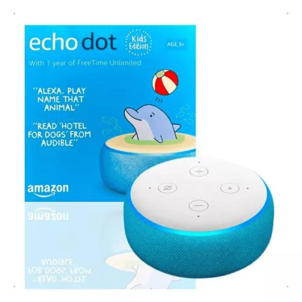 Echo Dot 3rd Gen Kids Edition com Alexa